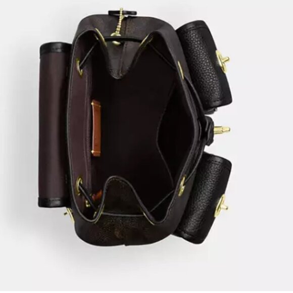 Coach Hadley Backpack In Signature Canvas - Picture 3 of 9